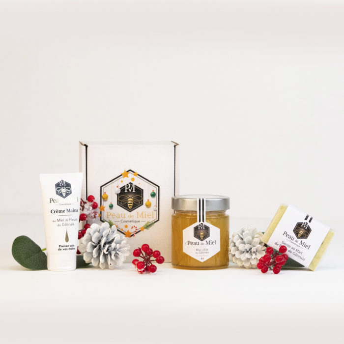 Découvrez notre coffret miel d'été : miel doré, savon au choix, shampoing, crème mains. Vertus apicoles traditionnelles pour votre peau