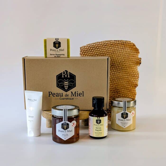 Coffret savon liquide miel d'été  shampoing miel