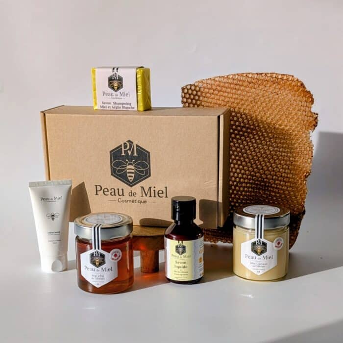Coffret savon liquide miel d'été shampoing miel Argile blanche