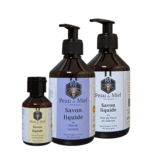 Gamme Savons Liquides Peau de Miel