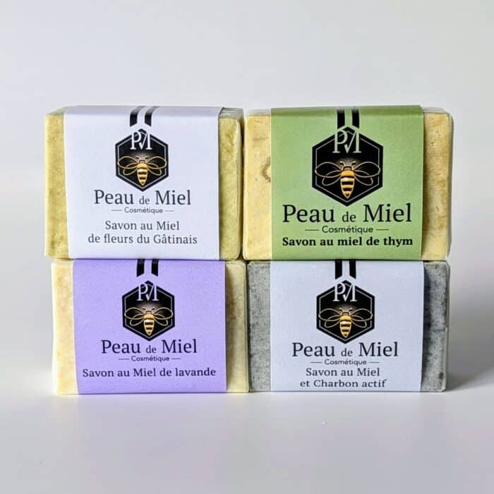 Lot 4 Savons Surgras au Miel