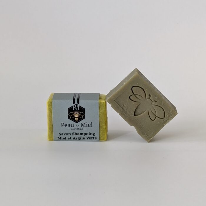 Shampoing miel et argile verte