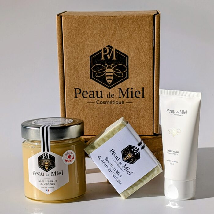 Coffret crème miel crémeux