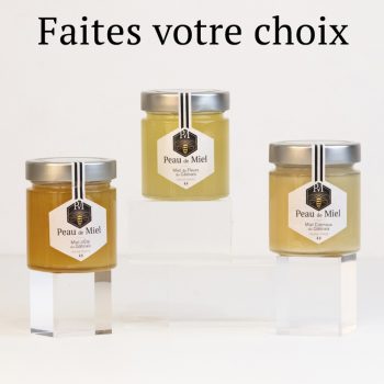 3 pots de miel faites votre choix